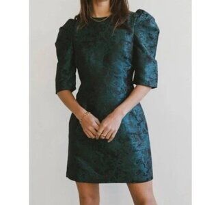 Bohme Green and Black Mini Dress